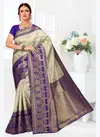 Blue Kasturi Vamika Saree 2005